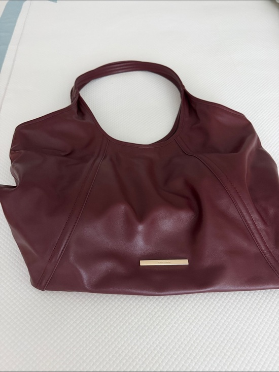 Brahmin Handbags - Women’s Brahmin Burgundy Leather Tote Bag